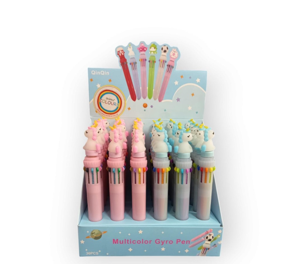 BOLIGR. RETR.MULTI.x10 COL. UNICORN. GIRA
